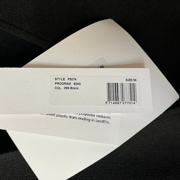 Ganni NWT Crepe Black wrap dress Size 36 US Small - Picture 10 of 11